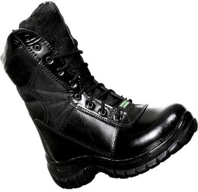 BRONIKA Boots For Men(Black , 8)