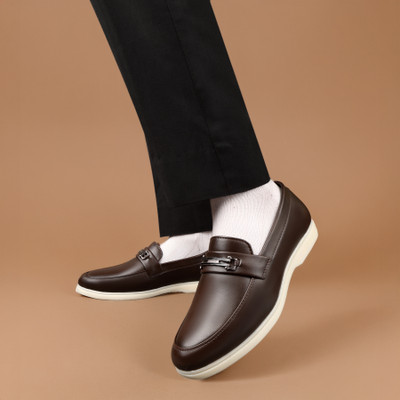 D Boots Rich Quality|Comfortable|Lightweight Loafers For Men(Brown , 6)