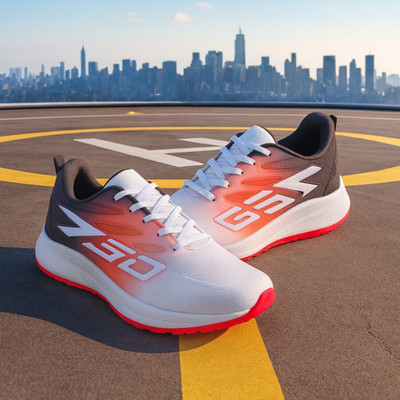 jootiyapa Premium Trending Casual Shoes For Men Sneakers For Men(Red, White , 10)