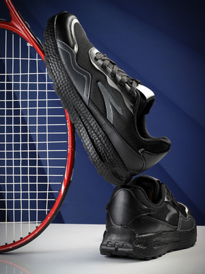 action SNKR 601 Stylish Comfortable Durable Casual Lace Up Sneakers Sneakers For Men(Black , 9)