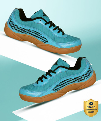 NIVIA Mid Court, Flexipro Sole Technology, Dual Layer Cushioning, Badminton Shoes For Men(Blue , 6)