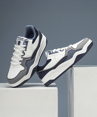 RED TAPE Casual Sneaker Shoes for Men | Classic Rounded Toe, Soothing Insole Sneakers For Men(Grey, Blue , 10)