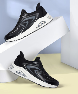 Skechers TRES-AIR UNO - VISION-AIRY SLIP-INS Casuals For Men(Black , 10)