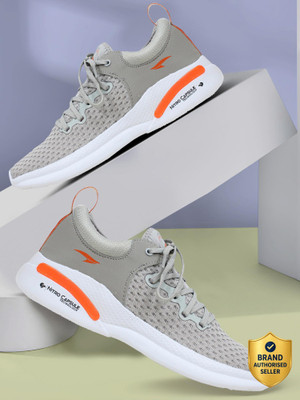 asian Creta-12 sports shoes for men | Latest Stylish Casual sport shoes for men | running shoes for boys | Lace up Lightweight grey shoes for running, walking, gym, trekking, hiking & party Sneakers For Men(Grey , 9)