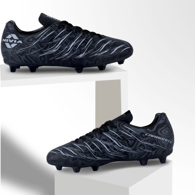 NIVIA Carbonite 6.0 Football Shoes For Men(Black)