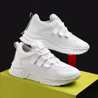 CCICACO luxury fashionable casual sneaker shoes for Women Sneakers For Women(White , 5)