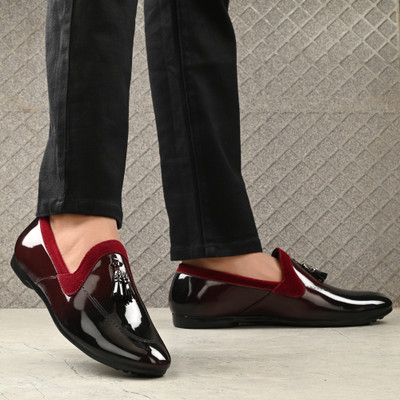 JAMARION Stylish Good Looking Casual suede Loafers Loafers For Men Loafers For Men(Black , 10)