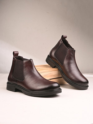 MACTREE Boots For Men(Brown , 7)