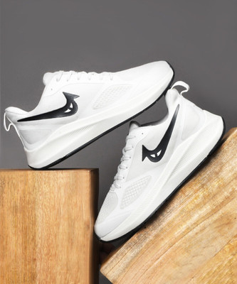 TURNX Hockey Turnx lightweight Gym Training Running comfortable sports Running Shoes For Men(White, Black , 10)