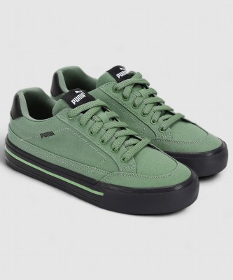 PUMA Court Classic Vulc Sneakers For Men(Green , 11)