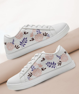 asian Jasmine-04 White Sneakers,Casual,Loafers,Stylish Sneakers For Women(White, Blue , 7)