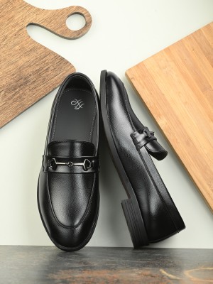 House of Pataudi HOPRL76001 Lightweight Comfort Summer Trendy Premium Stylish Slip On For Men(Black)