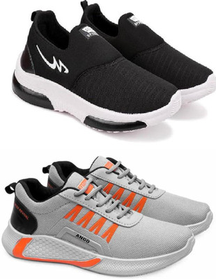 ANGO TY-AIR BLACK_HERO GREY Outdoors For Men(Black , 7)