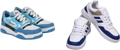 ANJRS Sports Running Shoes | Casual Sneakers for Daily Wear Casuals For Men(Multicolor , 6)