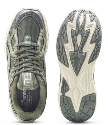 asian Boss-22 Men’s Running Shoes | Lightweight, Cushioned & Daily Use Sneakers Sneakers For Men(Olive, Black , 9)