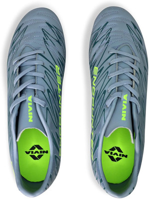 NIVIA Football Shoes For Men(Grey , 8)