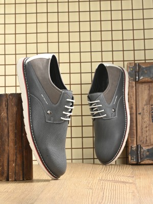 El Paso 7710 Lightweight Comfort Summer Trendy Premium Stylish Sneakers For Men(Grey)