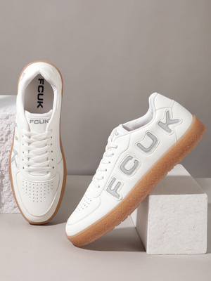 FCUK Sneakers For Men(White , 10)