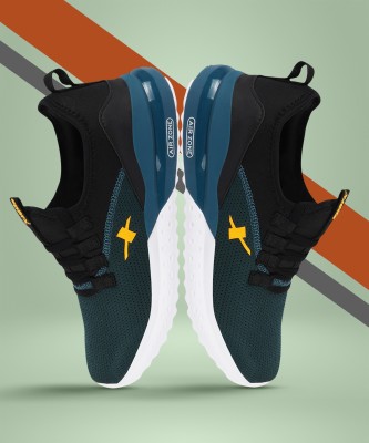 Sparx SM 677 Running Shoes For Men(Black, Green)
