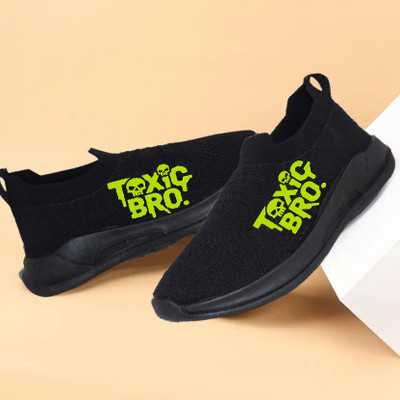 Kenamin SPORTS FOR MEN & KIDS Running Shoes For Men(Black, Olive , 10)