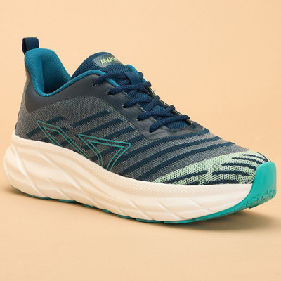 AVANT Pace On Outdoor Sports Shoes with Enhanced Grip TPR Outsole & Laces Running Running Shoes For Men(Green, Blue , 10)