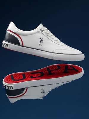 U.S. POLO ASSN. OSKAR 3.0 Sneakers For Men(White , 8)