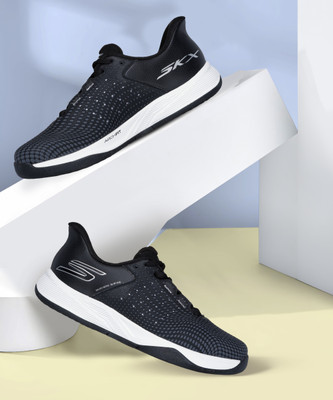 Skechers SKECHERS VIPER COURT RELOAD Tennis Shoes For Women(Black , 7)