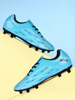 NIVIA ENFIELD Football Shoes For Men(Blue, Black , 10)