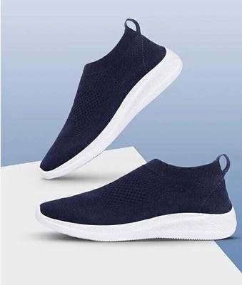 REENGO Casual Shoes for Men Slip On Sneakers For Men(Navy , 10)