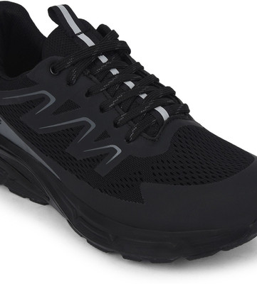 LIBERTY Leap7x MEKSHAW-1E Lacing Sports Shoes | Suitable For Walking, Gym, Jogging & Running Shoes For Men(Black , 9)