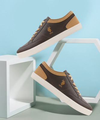 U.S. POLO ASSN. MONTON 7.0 Sneakers For Men(Brown , 6)