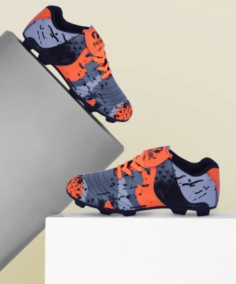 FEROC Orange Grand Rubber Football Shoes For Men(Multicolor)