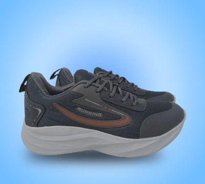 Vokstar CloudBoost Runner X sport Running Shoes For Men(Grey , 8)