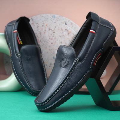 LATWOSCA Casual Driving Shoes For Men Driving Shoes For Men(Blue , 6)