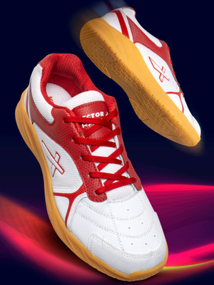 VECTOR X Ranger Court Shoes Power Cusion Synthetic Mesh Upper | Crepe Rubber Outsole Badminton Shoes For Men(Multicolor , 6)