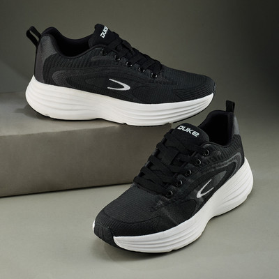 DUKE Running Shoes For Men(Black , 10)