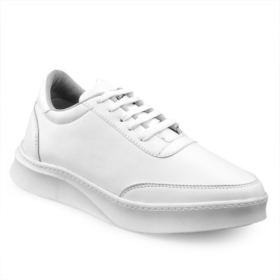 Smoky Smoky Premium Fashionable Casual Shoes Casuals For Men(White)