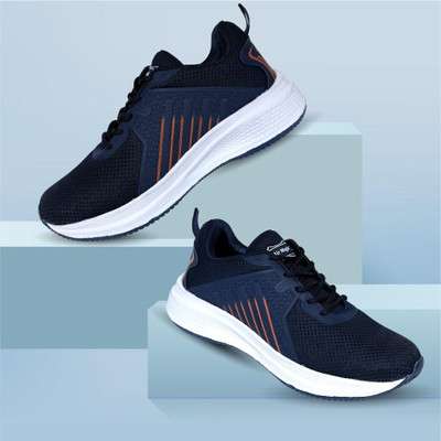 Air Magic Premium Sports ,Trending, Stylish Running Shoes Sneakers For Men(Dark Blue , 10)