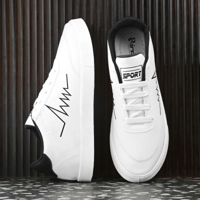 BIRDE Comfortable Lightweight Rehular Wear Walking Casual Shoe Sneakers For Men(Black, White)