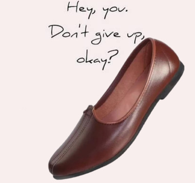 JAIPUR DIVINECRAFT Men's Jalsa Jutti,Jutis For Men BROWN Slip On For Men(Brown , 10)
