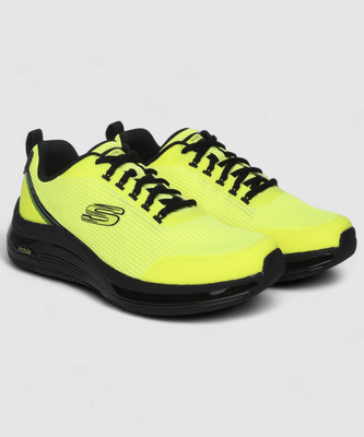 Skechers ARCH FIT ELEMENT AIR Lace Up For Men(Yellow , 6)