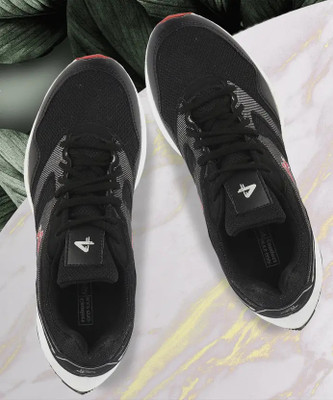 SEGA RYKO Men’s Cricket Shoes | Durable Grip & Comfortable Design Cricket Shoes For Men(Black , 8)