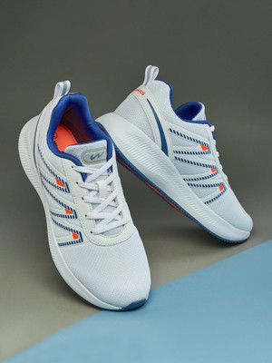 CAMPUS WENDIGO Men's Sports Shoes | Memory Insole & Ultra-Soft Mesh Upper | Lace-Up Running Shoes For Men(White , 6)