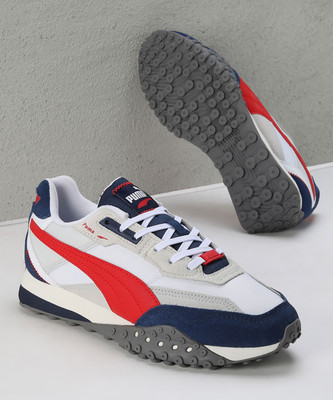 PUMA Blktop Rider Sneakers For Men(White , 6)