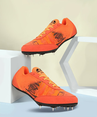 NIVIA ZION-1 Cricket Shoes For Men(Orange , 5)