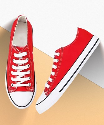 Vask Comfortable Premium Stylish Unique Trendy Popular TOUCH RED for Men Canvas Shoes For Men(Red)