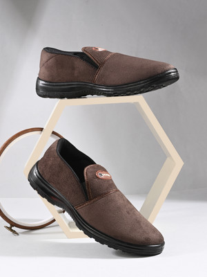 Doctor Health Super Soft Newly Launch Classic|Lightweight|SlipOn|Soft Foot Massager| All Seasons Wear Bellies For Men(Brown , 10)