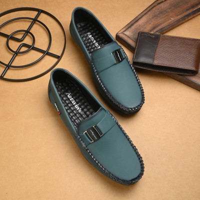 Aaravin's Aaravin's Awesome Looks Partywear Loafers For Men(Blue , 10)