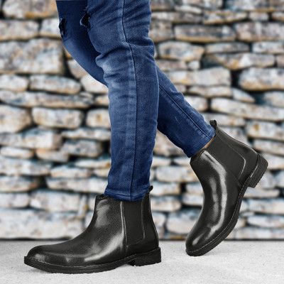 PILADO Rich Quality|Comfortable|Lightweight Boots For Men(Black , 9)