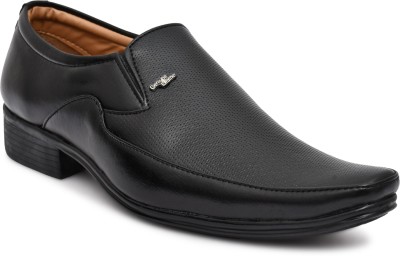 LishTree Formal Shoes For Mens Slip On For Men(Black)